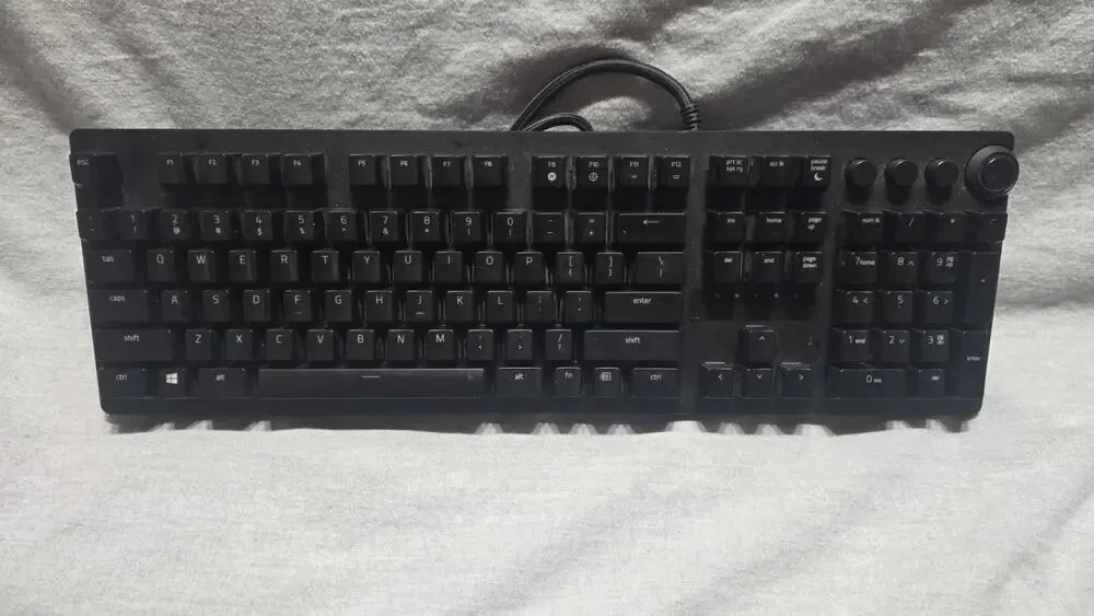 Razer Huntsman Elite Gaming Keyboard, No Wrist Rest, RGB Lit